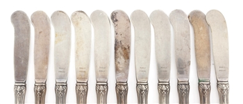 STERLING SILVER TOWLE KING RICHARD PATTERN FLATWARE SET