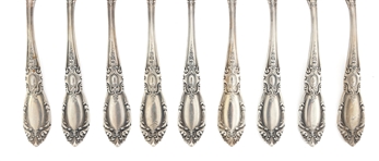 STERLING SILVER TOWLE KING RICHARD PATTERN FLATWARE SET