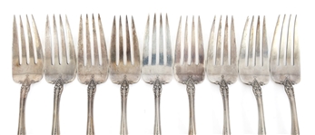 STERLING SILVER TOWLE KING RICHARD PATTERN FLATWARE SET