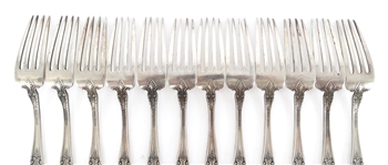 STERLING SILVER TOWLE KING RICHARD PATTERN FLATWARE SET