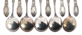 STERLING SILVER TOWLE KING RICHARD PATTERN FLATWARE SET