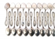 STERLING SILVER TOWLE KING RICHARD PATTERN FLATWARE SET