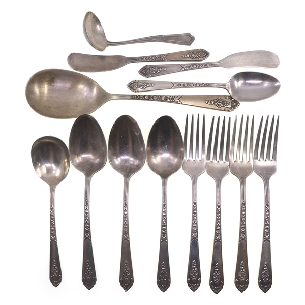 STERLING SILVER ROYAL CREST PROMISE PATTERN FLATWARE