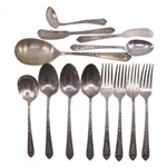 STERLING SILVER ROYAL CREST PROMISE PATTERN FLATWARE