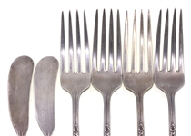 STERLING SILVER ROYAL CREST PROMISE PATTERN FLATWARE