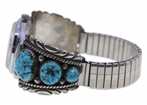 MEN'S STERLING SILVER WATCHBAND, RING & LAPEL PINS