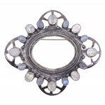 STERLING SILVER ENHANCER BROOCH & FASHION RINGS