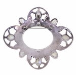 STERLING SILVER ENHANCER BROOCH & FASHION RINGS