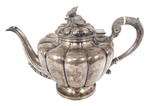 STERLING SILVER SANBORNS MEXICO FLORAL TEA SET