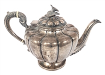STERLING SILVER SANBORNS MEXICO FLORAL TEA SET
