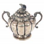 STERLING SILVER SANBORNS MEXICO FLORAL TEA SET