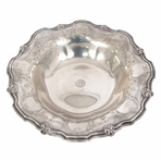 TIFFANY & CO. STERLING SILVER RUFFLED EDGE SERVING DISH