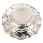 TIFFANY & CO. STERLING SILVER RUFFLED EDGE SERVING DISH