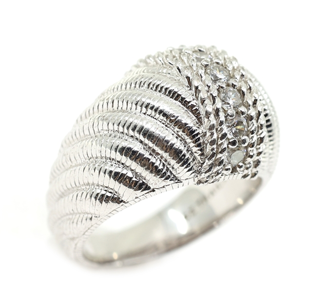 STERLING SILVER JUDITH RIPKA CZ FASHION RING