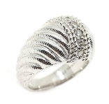 STERLING SILVER JUDITH RIPKA CZ FASHION RING