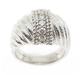 STERLING SILVER JUDITH RIPKA CZ FASHION RING
