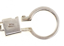 STERLING SILVER TAXCO TWO-SIDED PENDANT & KEYCHAIN