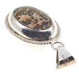STERLING SILVER TAXCO TWO-SIDED PENDANT & KEYCHAIN