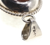 STERLING SILVER TAXCO TWO-SIDED PENDANT & KEYCHAIN