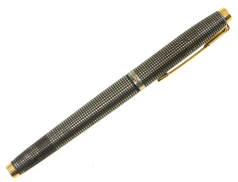 PARKER STERLING SILVER CASE FOUNTAIN PEN