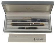 PARKER STERLING SILVER CASE FOUNTAIN PEN
