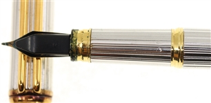 WATERMAN FRENCH .800 SILVER CASE FOUNTAIN PEN