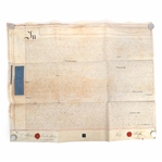 1817 BRITISH SETTLEMENT OF LEASEHOLD DOCUMENT 