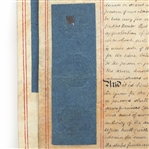 1817 BRITISH SETTLEMENT OF LEASEHOLD DOCUMENT 
