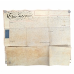 1817 BRITISH SETTLEMENT OF LEASEHOLD DOCUMENT 