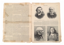 1887 FRANK LESLIE'S NEWSPAPER & CHIEF COLOROW PRINT