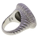 STERLING SILVER JUDITH RIPKA VERONA COIN RING 