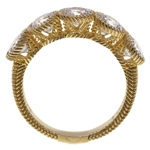 STERLING SILVER VERMEIL JUDITH RIPKA CZ FASHION BAND 