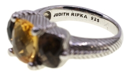 STERLING SILVER JUDITH RIPKA TOURMALINE FASHION RING