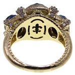 STERLING VERMEIL JUDITH RIPKA CUBIC ZIRCONIA RING