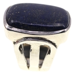 STERLING SILVER LAPIS LAZULI FASHION RING