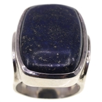 STERLING SILVER LAPIS LAZULI FASHION RING