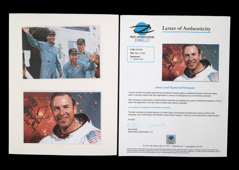 ASTRONAUT JAMES LOVELL SIGNED PHOTOGRAPH