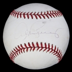SIGNED GAME-USED BASEBALL FROM ALEX RODRIGUEZ 2011
