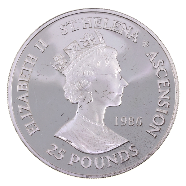 .999 SILVER ST. HELENA & ASCENSION COMMEMORATIVE ROUND