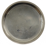 MEN'S HAMILTON WHITE GOLD-FILLED CASE POCKET WATCH