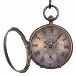 19TH C 925 SILVER CASE JOHN FORREST LONDON POCKET WATCH