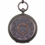 19TH C 925 SILVER CASE JOHN FORREST LONDON POCKET WATCH