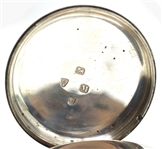 19TH C 925 SILVER CASE JOHN FORREST LONDON POCKET WATCH