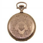 MEN'S ELGIN GOLD-FILLED HUNTER'S CASE POCKET WATCH