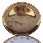 MEN'S ELGIN GOLD-FILLED HUNTER'S CASE POCKET WATCH