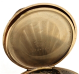 MEN'S ELGIN GOLD-FILLED HUNTER'S CASE POCKET WATCH