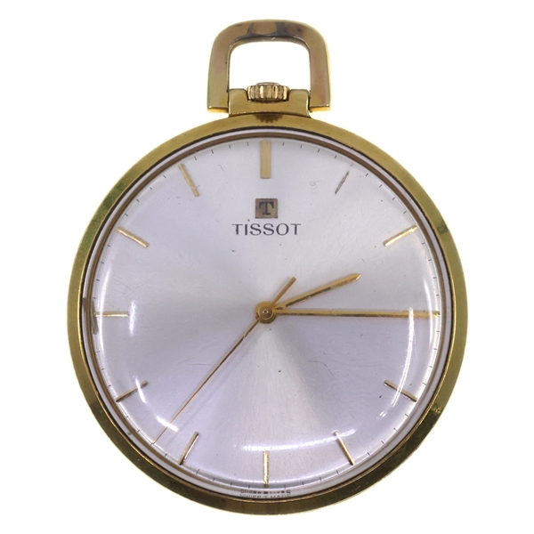 MENS TISSOT SWISS GOLD-FILLED CASE POCKET WATCH