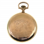 MEN'S HAMPDEN WATCH CO. GOLD-FILLED CASE POCKET WATCH