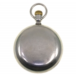 MEN'S ILLINOIS WATCH CO. SILVER-TONE CASE POCKET WATCH