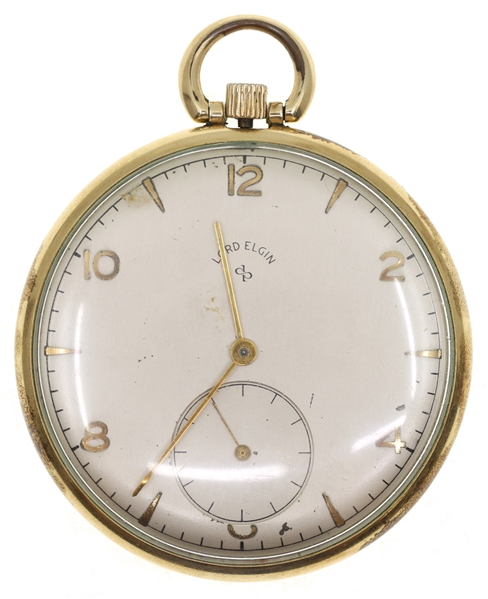 MENS LORD ELGIN GOLD-FILLED CASE POCKET WATCH